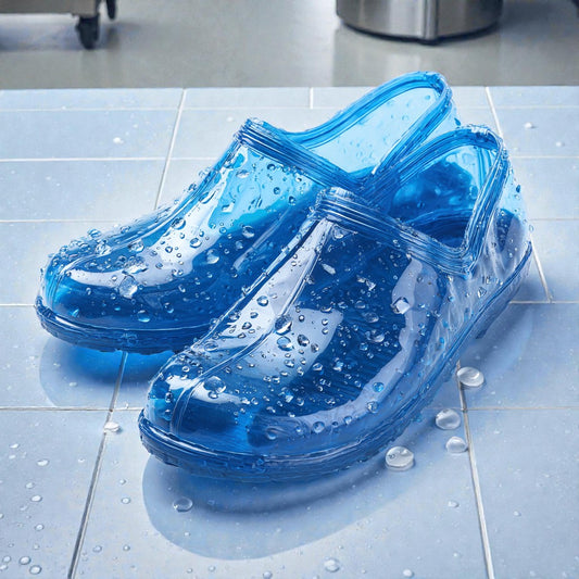 Vrynt Waterproof Heavy-Duty PE Shoe Covers